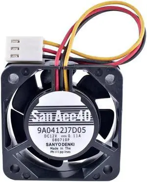9A0412J7D05 4cm 4015 40x40x15mm 12V 0.11A Double ball bearing large air volume cooling fan 9A0412J7D05 4cm 4015 40x40x15mm 12V 0.11A Double ball bearing large air volume cooling fan
