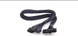 24Pin ATX Power Supply Cable 18+10Pin to 20+4 Pin Sleeved for Seasonic Snow Silent 750W 1050W PSU Modular