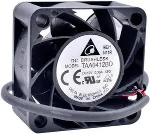 TAA0412BD 4cm 4020 40x40x20mm 12V 0.36A server power supply large cooling fan TAA0412BD 4cm 4020 40x40x20mm 12V 0.36A server power supply large cooling fan