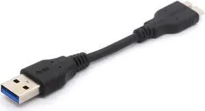 2 Pack Micro USB Cable USB 3.0 A Male to Micro B Male Adapter Cord for HDD, Hard Drives, Printers, Network Hubs 2 Pack