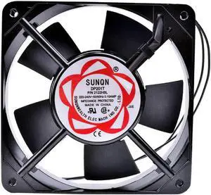 DP201T 2122HBL 12cm 12025 AC220V 240V Double ball bearing cabinet metal high temperature cooling fan