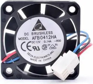AFB0412HA-R00 4cm 4010 40x40x10mm 12V 0.14A 3 lines large air volume switch cooling fan