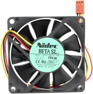 D07R-12B2L 7cm 7015 70x70x15mm DC12V 0.08A 3 lines Speed monitoring computer chassis CPU cooling fan
