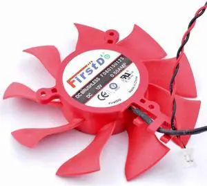 FD8015U12S 75mm 38.5mm DC12V 0.50A HD6850 6870 6790 6770 4860 graphics card cooling fan