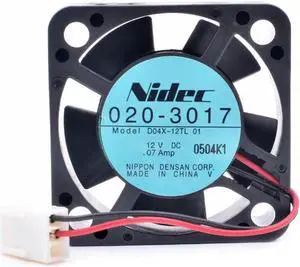 D04X-12TL 4010 4cm 12V 0.07A double ball north and south bridge very quiet cooling fan