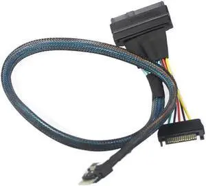 XT-XINTE 0.5m U.2 U2 SFF-8639 for NVME PCIe SSD Adapter Cable for Mainboard SFF-8654 Slim SAS to SFF-8639 U.2 PCIE XT-XINTE 0.5m U.2 U2 SFF-8639 for NVME PCIe SSD Adapter Cable for Mainboard SFF-8654 Slim SAS to SFF-8639 U.2 PCIE