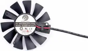 PLD06010B12HH 55mm diameter 39x39x32mm DC12V 0.40A 2 lines Double ball bearings Cooling fan for graphics card PLD06010B12HH 55mm diameter 39x39x32mm DC12V 0.40A 2 lines Double ball bearings Cooling fan for graphics card