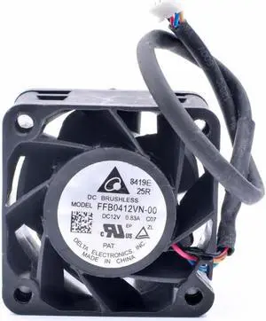 FFB0412VN-00 4cm 4028 40x40x28mm 12V 0.83A server power cooling fan
