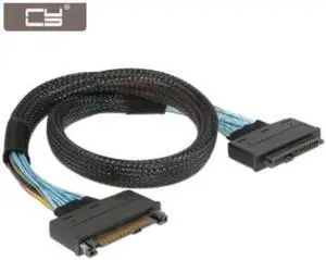 NGFF 68pin U.2 U2 SFF-8639 NVME PCIe SSD Male to Female Extension Cable 50cm NGFF 68pin U.2 U2 SFF-8639 NVME PCIe SSD Male to Female Extension Cable 50cm