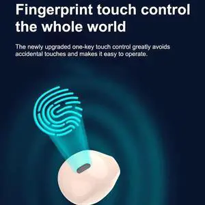 Mini Invisible Earphones Bluetooth 5.2 Wireless Earbuds Hidden Headphones Type C With Mic Headset Earpiece For Small Ears