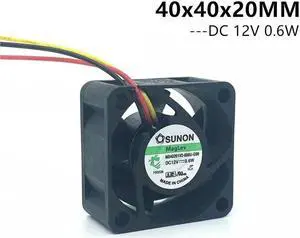 JAENFONG Maglev 4CM 40MM 40*40*20MM Server Cooling Fan DC12V 0.6W MB40201V2-000U-G99 Super Silence Fan (Motherboard 3PIN)