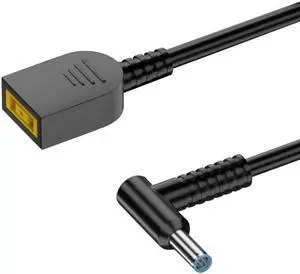 JAENFONG Plug Square Female Port to 6.0x3.7 7.4x5.0 4.5x3.0 7.4x5.0mm Jack- Laptop Power Charger Adapter Connector Cable(for master to 4.5)