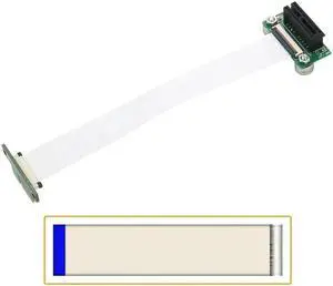 JAENFONG PCI Adapter PCI X1 Extension Cable Expand Your PC Connectivities with Flexible and Compact Cable with Foot Pad(Magnetic mat) JAENFONG PCI Adapter PCI X1 Extension Cable Expand Your PC Connectivities with Flexible and Compact Cable with Foot Pad(Magnetic mat)
