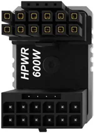 JAENFONG PCIe5.0 Graphics Card ATX3.0 12VHPWR 600W Power Supply Cable Adapter Perfect for Gamers GPU Power Connectors(Forward) JAENFONG PCIe5.0 Graphics Card ATX3.0 12VHPWR 600W Power Supply Cable Adapter Perfect for Gamers GPU Power Connectors(Forward)