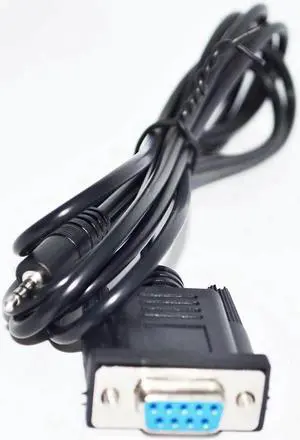 JAENFONG DB9 9-PIN RS232 TO TRS 2.5MM AUDIO JACK AJ PLUG CABLE FOR ROCHE SUPERIOR BLOOD GLUCOSE METER PC TO ACCU-CHEK COMPASS UPLOAD DATA