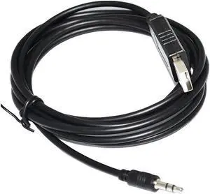 JAENFONG FT232RL USB RS232 TO TRS 3.5MM 3P AUDIO JACK AJ PLUG ADAPTER SERIAL COMMUNICATION CABLE FOR CENTER 304/309 DATALOGGER TO PC Cable length:(1.8m)