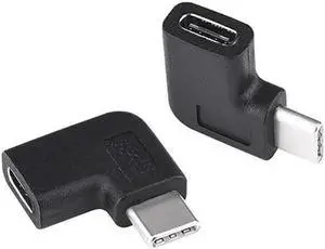 USB Type C Male to USB C Female Adapter 90 Degree Angled 90 Degree USBC USB 31 TypeC Male to Female Extender Adapter for MacBook AirProSamsung Galaxy S10 S9 Note 9 8 LG G6 G5 and More