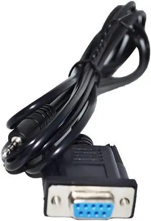 JAENFONG RS232 DB9 9-PIN TO TRS MINI 2.5MM STEREO AUDIO JACK AJ PLUG CABLE FOR EUTECH 700 SERIES BENCH METERS (tipRX ringTX slvGND) Cable length:(1.8M)