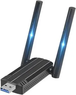 USB WiFi Adapter for PC - 1300Mbps USB 3.0 WiFi Dongle, 2.4G/5G Dual Band Wireless WiFi Adapter for Desktop PC, Supports Windows 11/10/8.1/8/7/XP, Mac OS 10.9-10.15