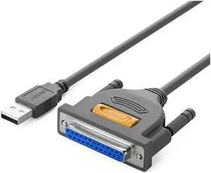 USB to DB25 Female Parellel IEEE 1284 Printer Cable Adapter Cable Supports Windows 10/8.1/8/7/XP/Vista/ 98SE/ ME/ 2000, Mac OS 9.1 and above 6FT/2M,20224