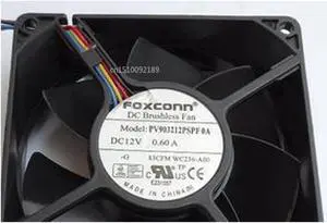 Para 9032 12V0. 60A PV903212PSPF0A silenciar 4 cables PWM control de temperatura ventilador de refrigeración del chasis envío gratis