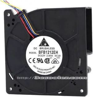 Delta 12CM 12032 BFB1212EH DC12V 2.85A 4 Wires 4 Pins turbine centrifugal fan