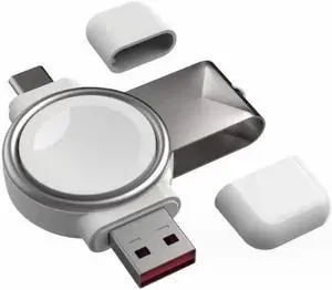 Suitable for Apple watch portable wireless magnetic fast charging USB/TypeC bidirectional interface