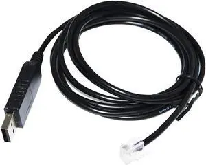 JAENFONG FT232RL RS232 USB TO RJ11 RJ12 6P6C ADAPTER MEDICA EASYBLOODGAS EASY BLOOD GAS ANALYZER TO PC COMMUNICATION CABLE (FT231XS Chip) Cable length:3m