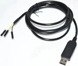 JAENFONG FT232RL RS232 USB TO 3PIN 3 WAY JUMPER DEBUG DOWNLOAD CABLE FOR RASPBERRY PI WITH PINOUT GND TXD RXD (FT232RL Chip) Cable length:(1.8M) JAENFONG FT232RL RS232 USB TO 3PIN 3 WAY JUMPER DEBUG DOWNLOAD CABLE FOR RASPBERRY PI WITH PINOUT GND TXD RXD (FT232RL Chip) Cable length:(1.8M)