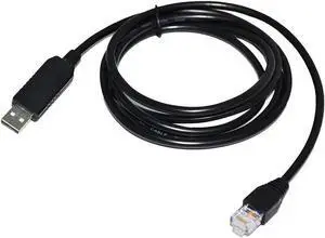 JAENFONG FT232RL CHIP USB TO RJ45 ADAPTER RS232 SERIAL COMMUNICATION CONTROLLER CABLE FOR SONY- VIDEO CONFERENCE CAMERA (FT232RL Chip) Cable length:3m