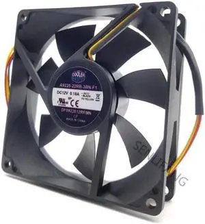 92x92x25mm A9225-28RB-4BP-F1 DF0922512RFUN 12V 0.6A RF-UPCUWR 4 de 9cm ventilador 92x92x25mm A9225-28RB-4BP-F1 DF0922512RFUN 12V 0.6A RF-UPCUWR 4 de 9cm ventilador