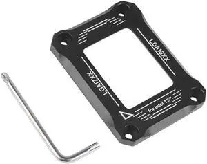 CPU Contact Frame Anti-Bending Buckle for 12th/13th Generation Socket LGA 1700 , LGA 1800 Aluminum Corrector Bracket ,Black
