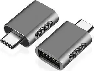 USB C Adapter, USB A to USB C, Compatible with MacBook Air 2020 MacBook Pro 2020/2019 Ipad pro2020 / 2018 Dell XPS 13 HP Shadow Elf 7 Alienware M15 R6, Other USB Type C Device (2 Pack)