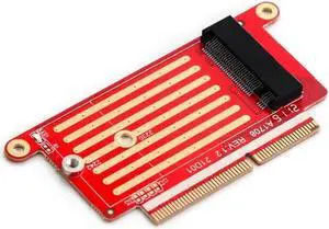 JAENFONG M.2 NVME Notebook A1708 Hard Drive Adapter Card PCIE to NGFF- M2 SSD to 2016 2017 MacBooks Pro Adapter(B)