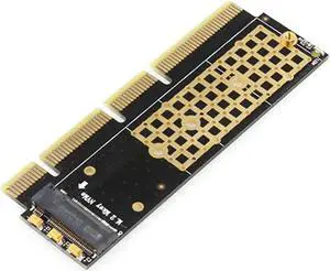 JEYI MX16-1U M.2 NVMe SSD NGFF to PCI-E 3.0 X4 X8 X16 Adapter M Key Interface Card Suppor PCI Express 2280 Size m.2 Full Speed