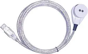 JAENFONG CP2102 CHIP USB TO OPTICAL INTERFACE IRDA NEAR INFRARED IR MAGNETIC ADAPTER TRANSPARENT TRANSMISSION METER CABLE(TRANSPARENT CABLE)