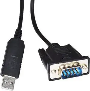 JAENFONG CHIP USB TO RS232C DB9 D-SUB 9PIN ADAPTER CONVERTER SERIAL COMMUNICATION CABLE SUPPORT WIN10/8/7/MAC/VISTA/LINUX (DB9 MALE) Cable length:5M
