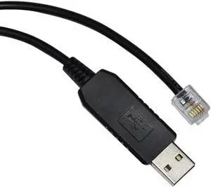 JAENFONG FT232RL USB TO RJ11 6P4C PLUG RS232 SERIAL COMMUNICATION CABLE FOR XB 200 205 208 213 216 ETHERNET SWITCH(USB RJ11(FT232 Chip)) Cable length:5M
