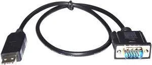 JAENFONG FT232RL USB TO VGA 15-PIN MALE ADAPTER RS232 SERIAL DEBUG COMMUNICATION CABLE FOR DELTA DVP SERIES MOTION CONTROLLERS TO PC Cable length:5M