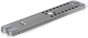 Laptop Stand Foldable Aluminium Alloy Tablet Stand Bracket Laptop Holder Compatible with MacBook Pro Notebook (L Size,Grey)