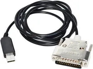 JAENFONG FT232RL RS232 USB TO D-SUB 25PIN DB25 MALE ADAPTER CNC CONTROL PROGRAMMING CABLE FOR 16/18/21/0i/16i/18i/21i SERIES (FT232RL Chip) Cable length:3m(