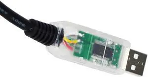 JAENFONG FT232RL USB TO RJ45 PLUG ADAPTER RS485 SERIAL COMMUNICATION DEBUG CABLE FOR CDHD SERVO BDHDE AP C2 C3 PORT (Transparent USB Case) Cable length:(8M)