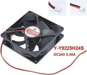 Good Quality 9025 92*92*25 MM Y-Y9225H24S 9CM DC24V 0.30A 2-Wire Electric Welding Machine High Air Volume Inverter Fan