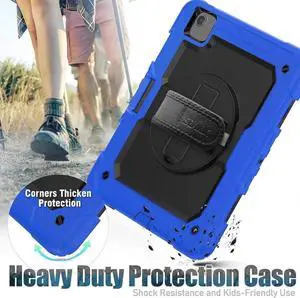 JAENFONG for iPad Air 4 10.9 Case 2020, iPad Pro 11 Case 2020/2018,[Support Apple Pencil Pair & Charging] 360 Degree Swivel Handle Strap Kickstand Protective Case for iPad 10.9'',iPad Pro 11