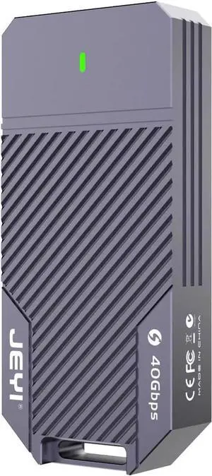 USB 4.0 SSD Enclosure 40Gbps M.2 NVMe 2280 to USB-c Solid State Drive Case Compatible with Thunderbolt4/3 USB 3.2/3.1/3 (TB-2464 PRO)