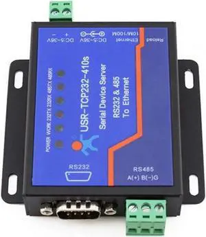 USR-TCP232-410s RS232 / RS485 Serial to Ethernet Adapter/IP Device Server Ethernet Converter Support DHCP/DNS USR-TCP232-410s RS232 / RS485 Serial to Ethernet Adapter/IP Device Server Ethernet Converter Support DHCP/DNS