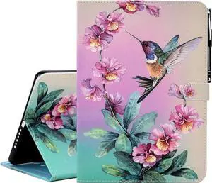 for Galaxy Tab A9 Plus Case 11 Inch 2024 2023 (SM-X210/X216/X218) Galaxy A9 Plus Tablet Case PU Leather Stand Cover for Galaxy Tab A9+/A9 Plus Auto Wake/Sleep - Hummingbird