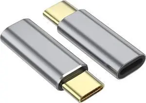 Lightning to USB C Adapter 2Pack- Support Fast Charging Data Transfer OTG - USB Type C Adapter Compatible with iPhone 16 15 Plus Pro Max AirPods 4 Pro 2 Galaxy S24 Pixel 9 Pura70 Pro