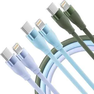 USB C to Lightning Cable 3 Pack 3FT MFi Certified iPhone Fast Charger Type C to Lightning Cord for iPhone 14 13 12 11 Pro Max Xr Xs 8 and More USB C to Lightning Cable 3 Pack 3FT MFi Certified iPhone Fast Charger Type C to Lightning Cord for iPhone 14 13 12 11 Pro Max Xr Xs 8 and More