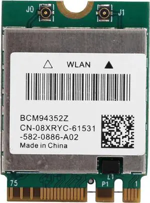 JAENFONG BCM94352Z Dual Band NGFF M.2 Wireless Network Card,4.0, 802.11ac WiFi Adapter (2 External Antenna Cables) JAENFONG BCM94352Z Dual Band NGFF M.2 Wireless Network Card,4.0, 802.11ac WiFi Adapter (2 External Antenna Cables)